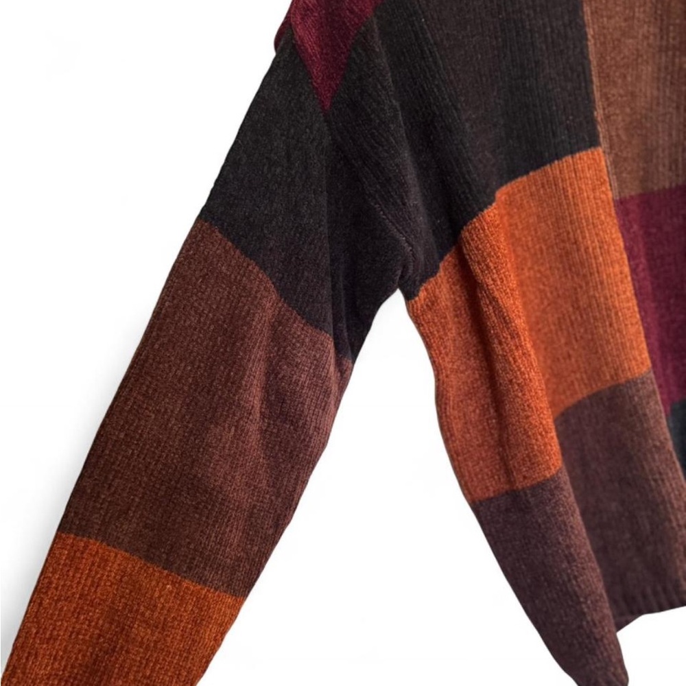 Vintage Colorful Patchwork Sweater - Picture 2 of 4